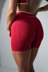 Align Seamless Scrunch Shorts - Red