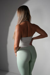 Performance Cami Halter Top - Light Grey